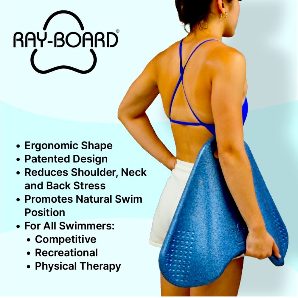 RAYBOARD Ergonomic Swim Kickboard (adult)